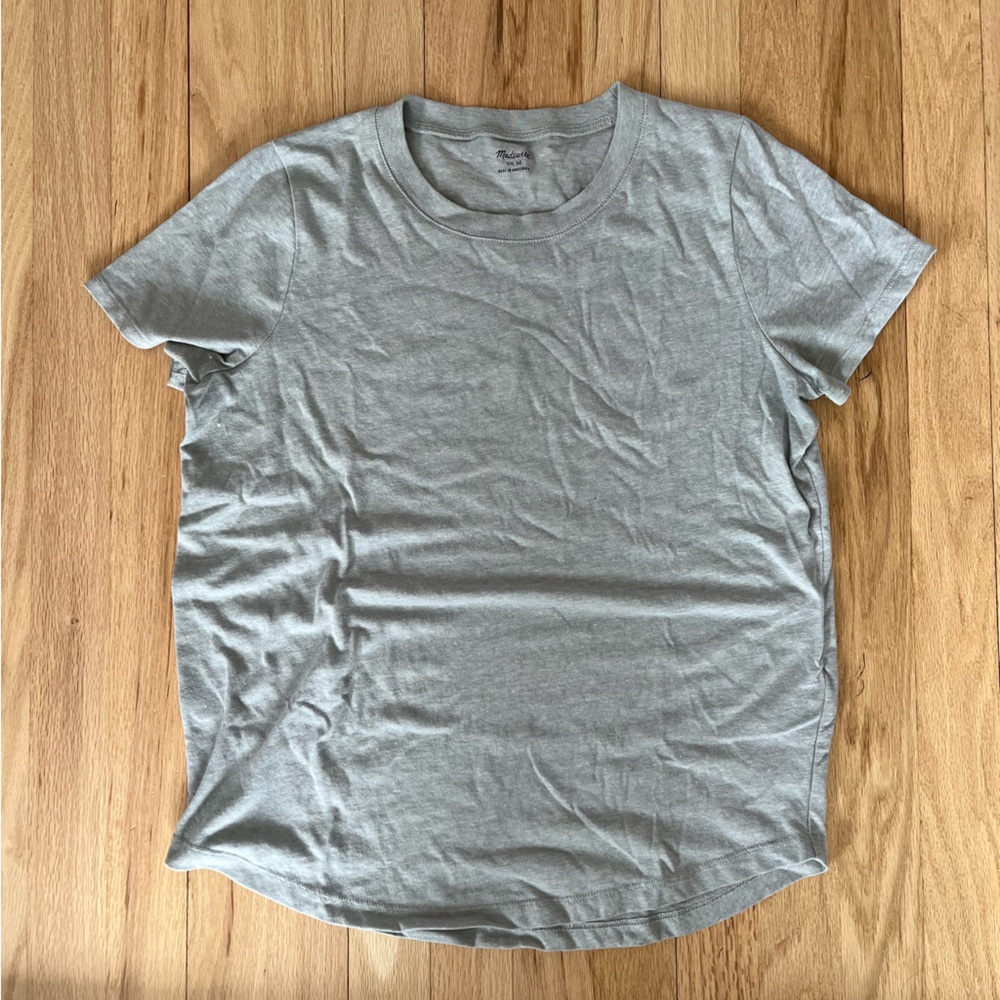 Madewell Gray Short Sleeve Tee